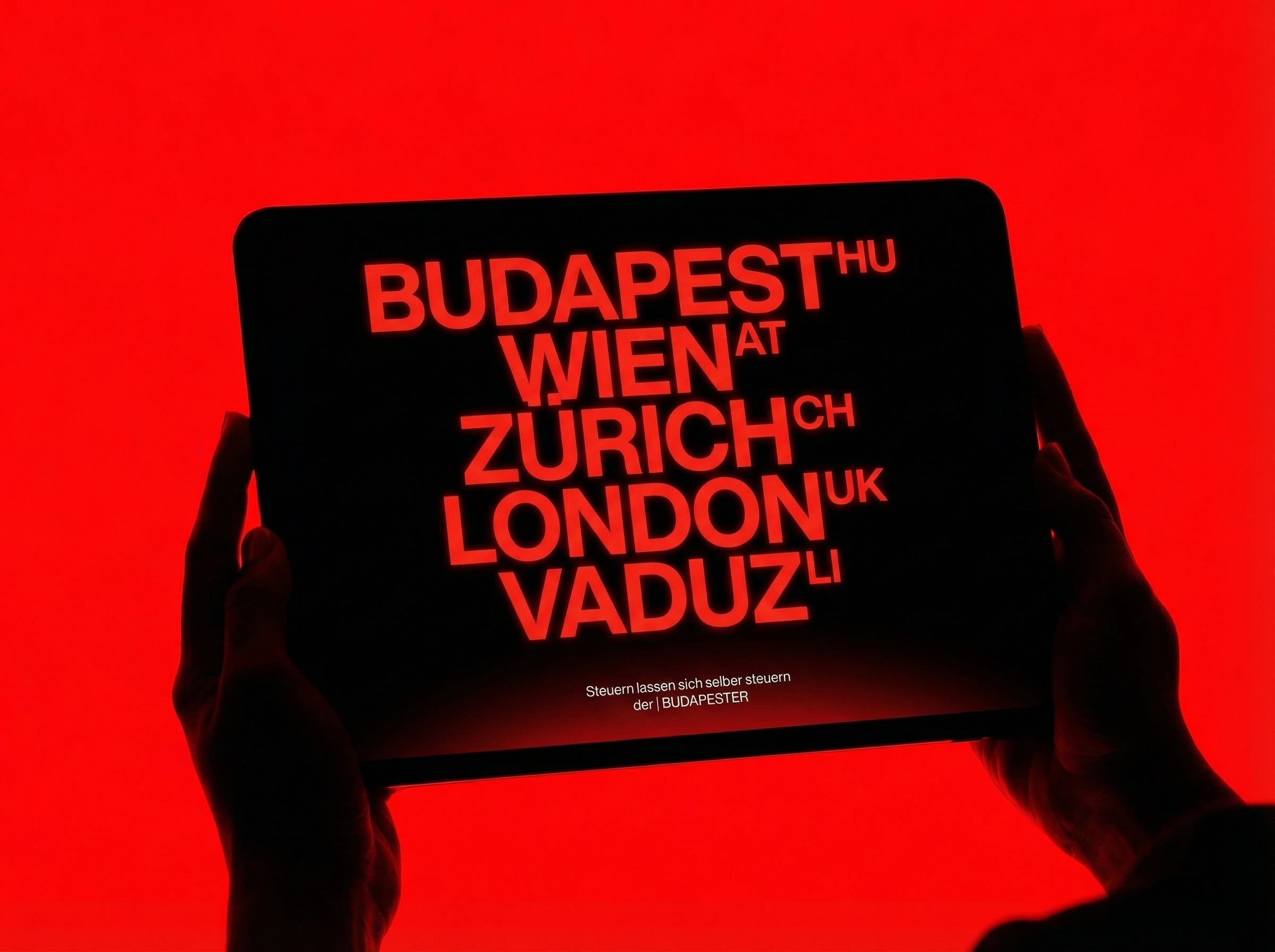 Steuern lassen sich steuern mit dem Budapester