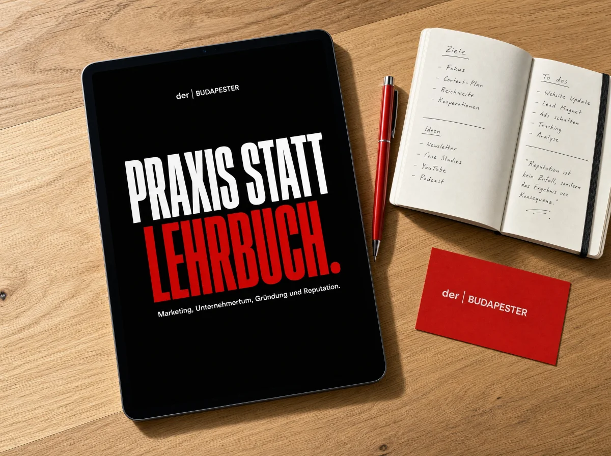Praxis statt Lehrbuch – Marketing, Unternehmertum, Gründung und Reputation