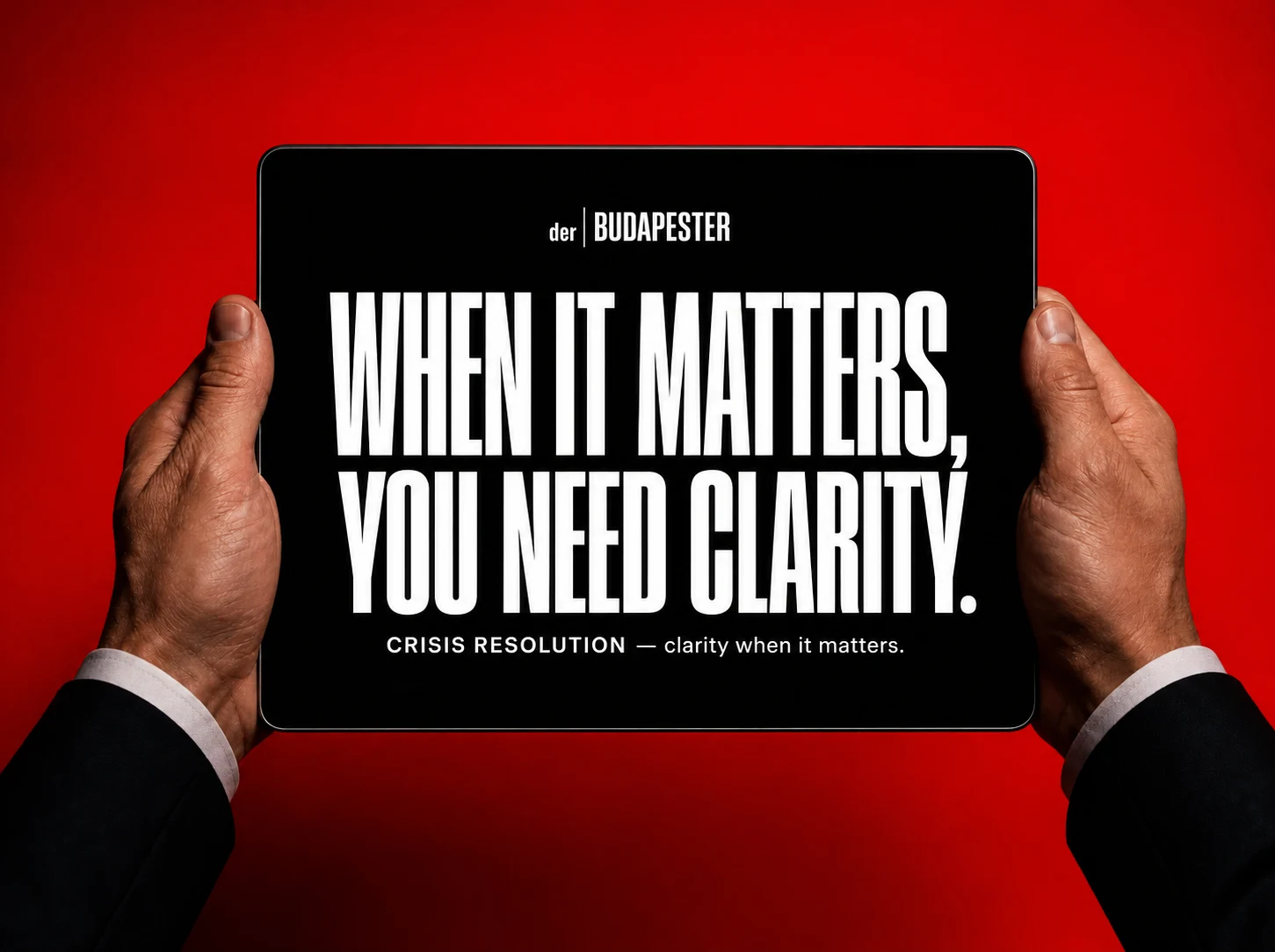 Resolve a company crisis and gain clarity