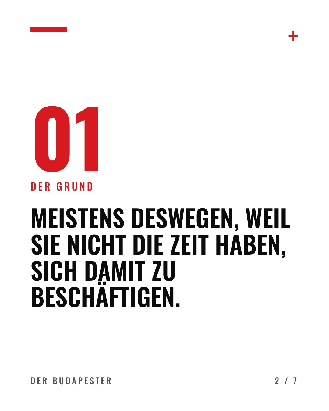 DER BUDAPESTER Slideshow
