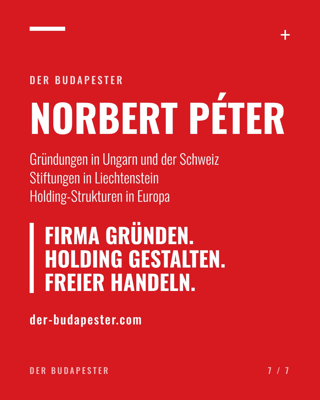 DER BUDAPESTER Slideshow